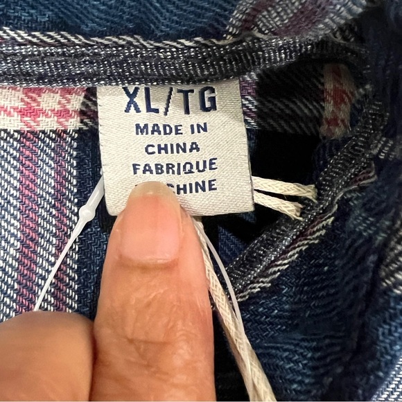 NEW Tommy Bahama Soul Cal Surf Plaid Shirt Men's Size XL Bering Blue Check - Picture 6 of 10